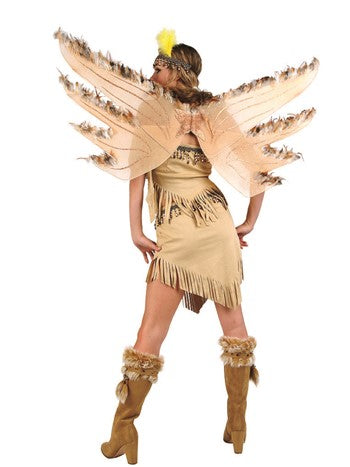 Tan Eagle Wings w/feathers 44"