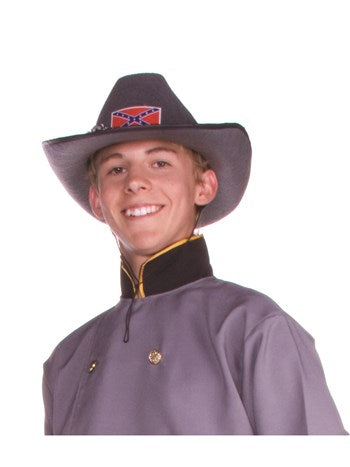 Gray Soldier Hat - Felt, Adult | Costume-Shop.com - image 1