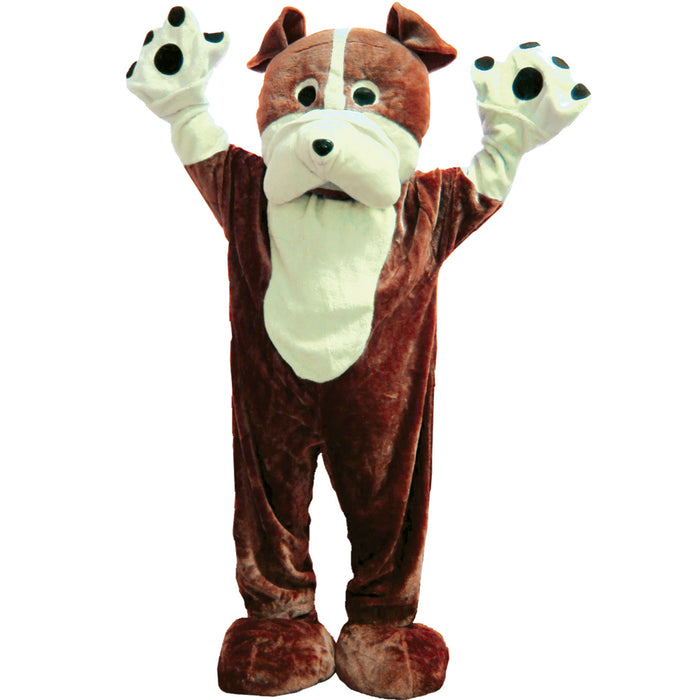 Cozy Bulldog Mascot Outfit