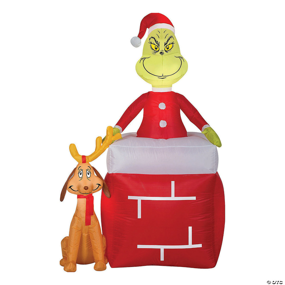 66" Blow Up Inflatable Dr. Seuss™ The Grinch & Max Outdoor Yard Decora