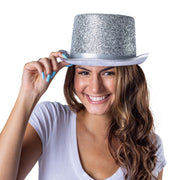 Classic Shiny Top Hat - Black - image 10