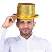 Classic Shiny Top Hat - Black - image 12