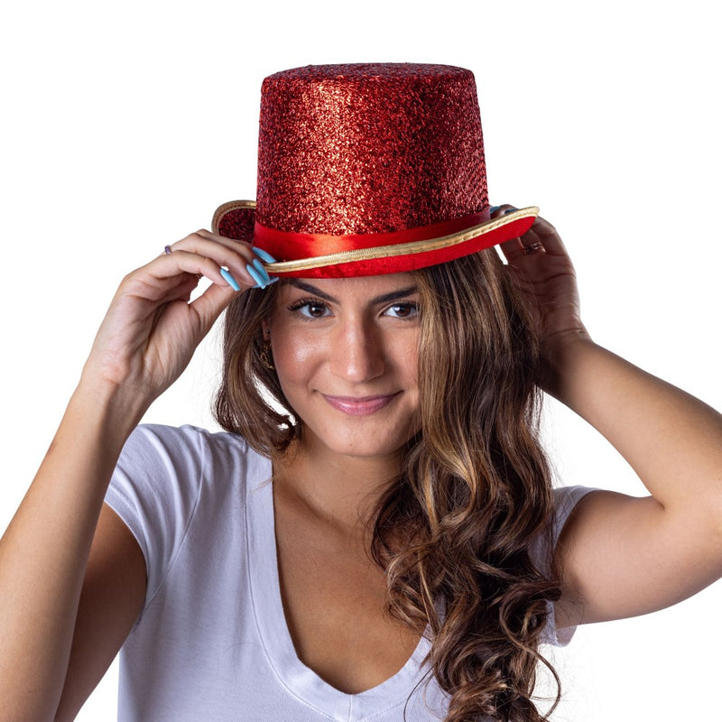 Classic Shiny Top Hat - Black - image 14