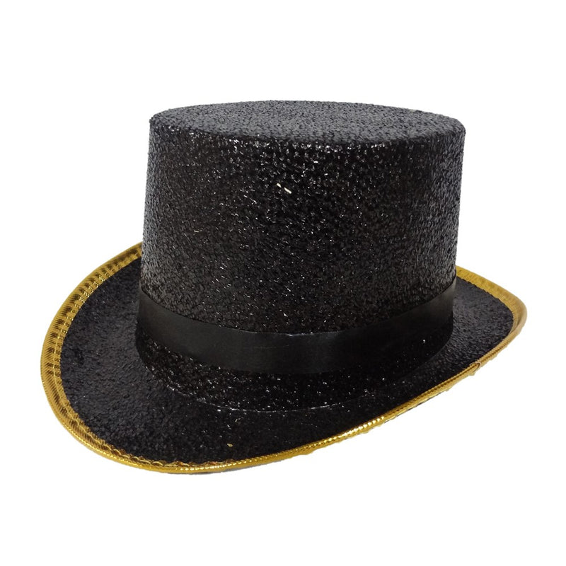 Classic Shiny Top Hat - Black - image 16