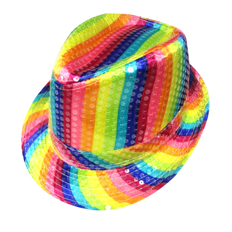 Rainbow Striped Hat - image 1