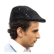 Flat Cap Cabbi Hat | Costume-Shop.com - Black - image 1