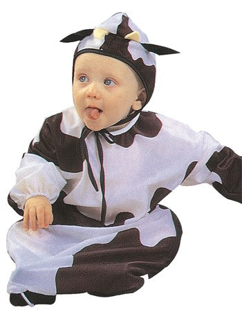 Lil' Cow Bunting Costume - White/Black | Costume-Shop.com - image 1
