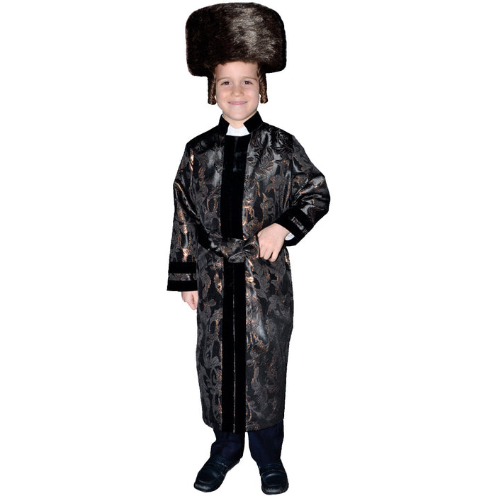 Kid’s Black Rabbi Coat