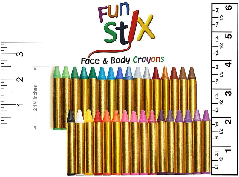 32 Face Paint Crayon Set | Costume-Shop.com