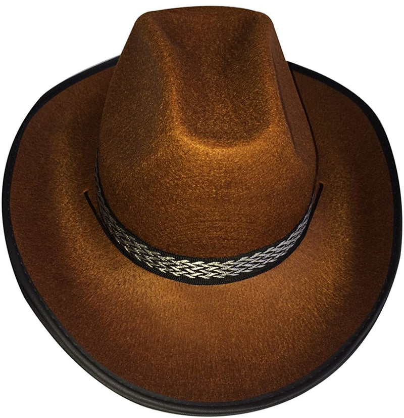 Versatile Brown Cowboy Hat | Costume-Shop.com - image 1
