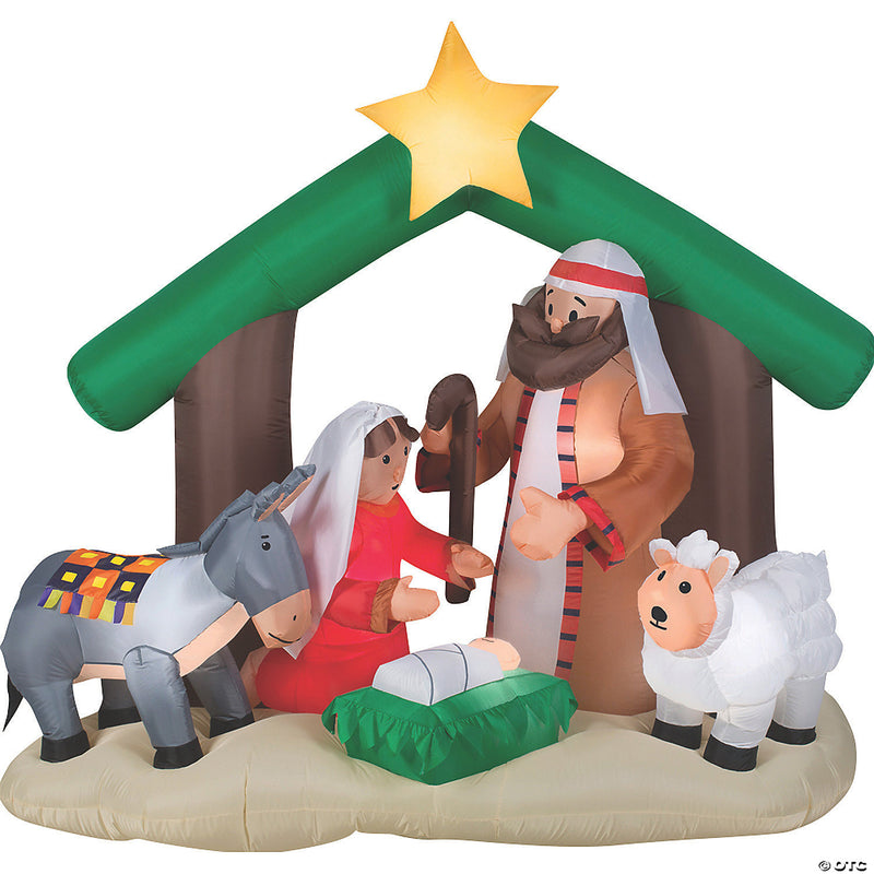 Inflatable Holy Family Nativity Scene - image 1