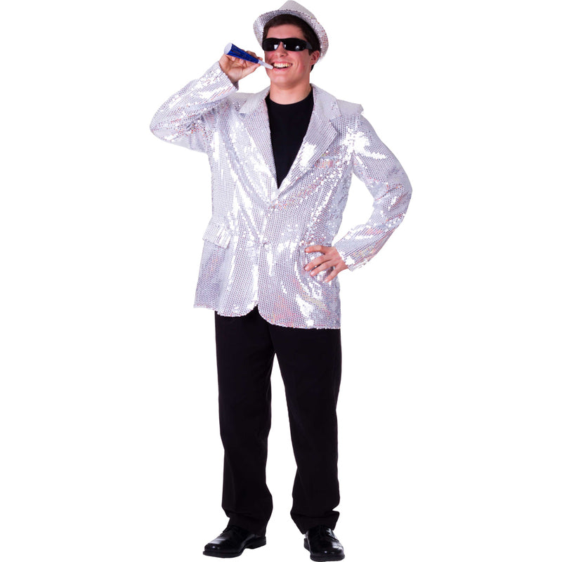 Silver Dance Tuxedo Sequin | Costume-shop.com - X-Large - image 1