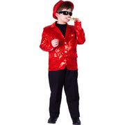 Red Sequin Jacket For Kids - Small (4-6) - image 1