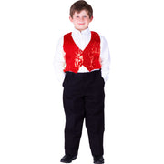Red Sequin Vest for Kids | Costume-shop.com - Small (4-6) - image 1