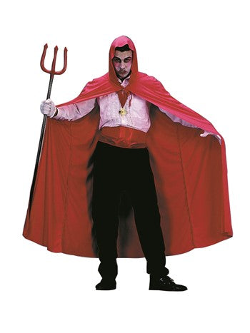 56" Red Hooded Cape
