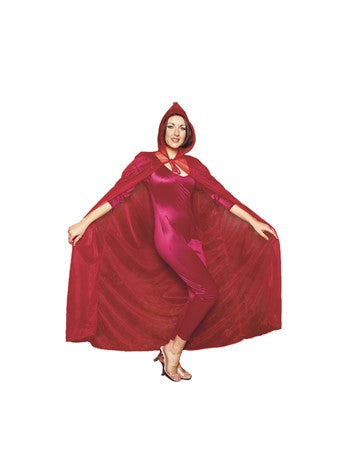 54" Pink Sheer Hooded Cape | Costume-Shop.com