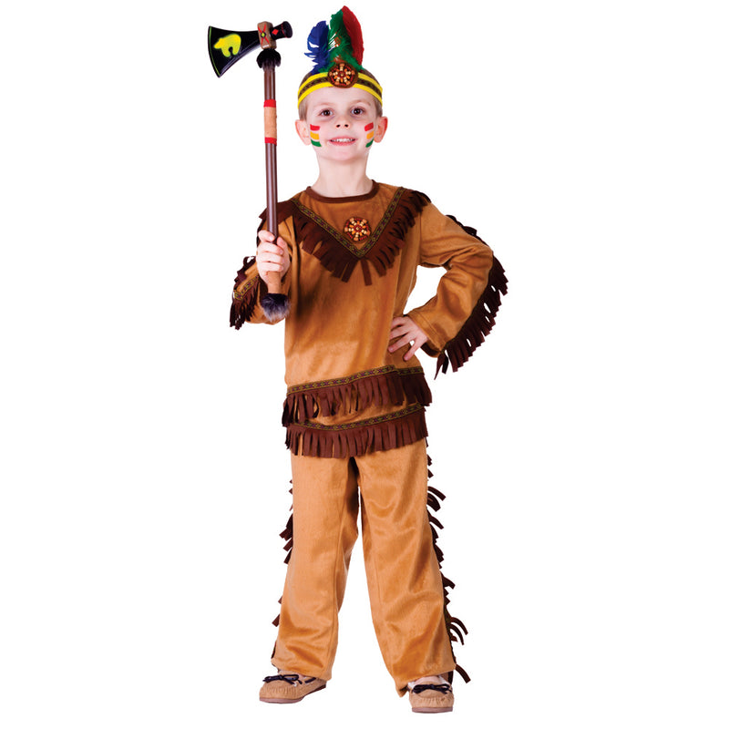 Indian Warrior Costume for Boys | Costume-Shop.com - T2 (Toddler 1-2) - image 1