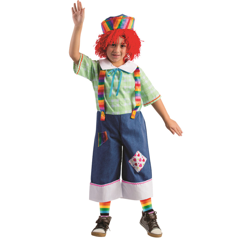 Boy Rainbow Rag Costume - T2 (Toddler 1-2) - image 1