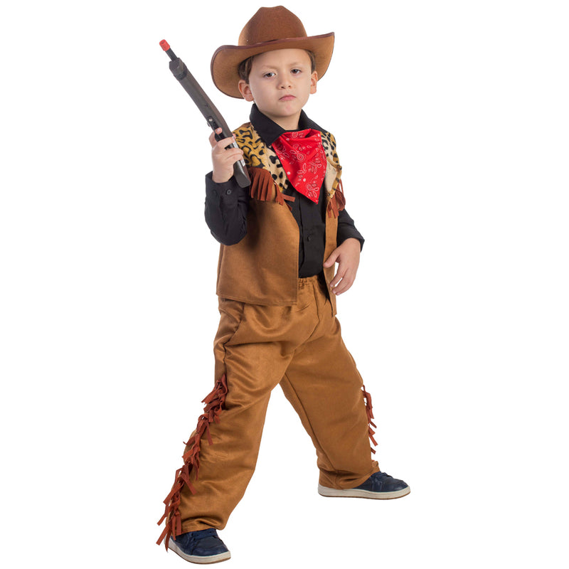 Cowboy Costume For Boys | Costume-shop.com - T4 (Toddler 2-3) - image 1