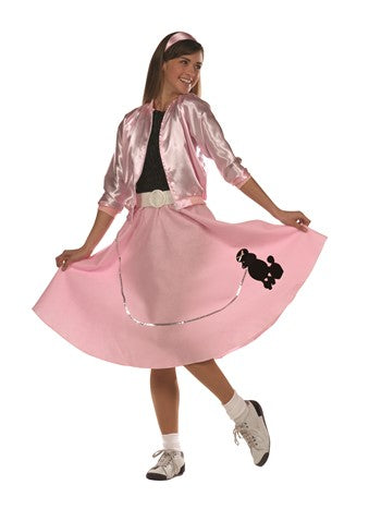 Teen 50's Pink Poodle Skirt