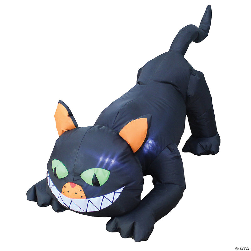 78" Blow Up Inflatable Black Cat Outdoor Halloween Yard Decoration - image 1