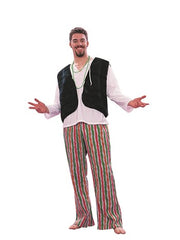 Men's 60's Black Fur Vest | Costume-Shop.com - Black - image 1
