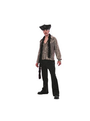 Men's 70's Blue Sequin Shirt | Costume-Shop.com - Blue - image 2