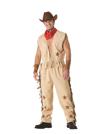 Men's Wild West Outfit - Khaki | Costume-Shop.com - Medium - image 1