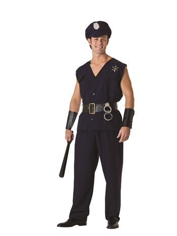 Men's Police outfit: Blue Medi