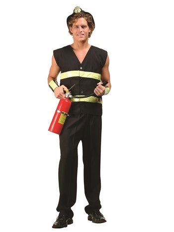 Men's Fire Fighter 3-Piece Costume | Costume-Shop.com - Medium - image 1