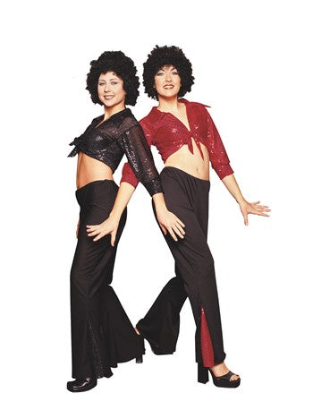 Adult 70s Disco Girl - Black | Costume-Shop.com - Green - image 2