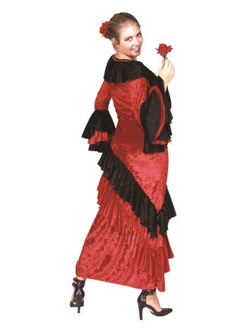 Women's Senorita Outfit-Red OS