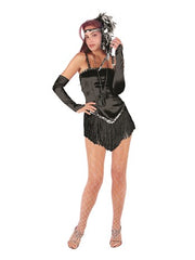 Sexy Fringe Time Flapper | Costume-Shop.com - 81449BK-L - image 1