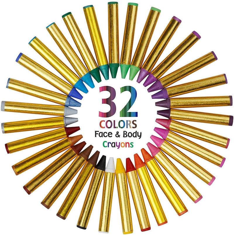 32 Face Paint Crayon Set | Costume-Shop.com