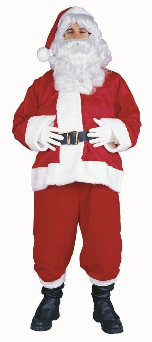 82003 Santa Costume Velboa