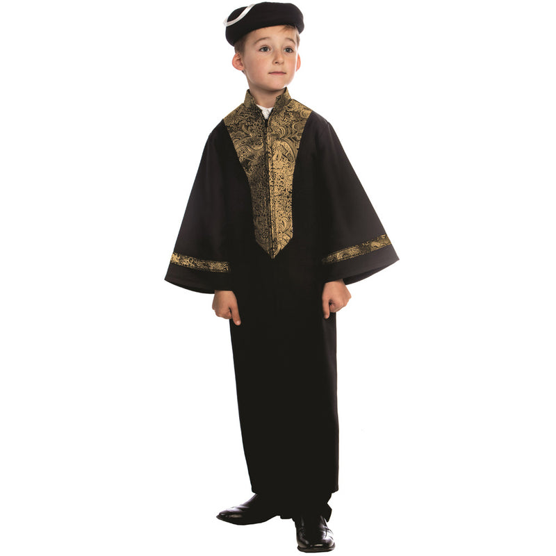 Sephardic Chacham Rabbi Costume for Kids - T4 (Toddler 2-3) - image 1