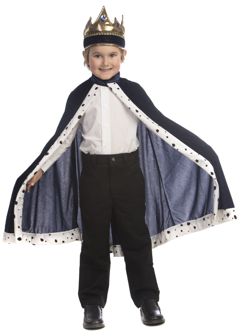King Crown and Robe Costume | Costume-shop.com - Navy - image 3