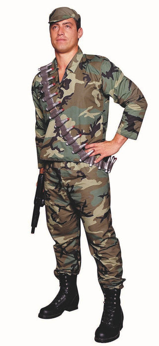 85154 XL Camouflage Commando Costume