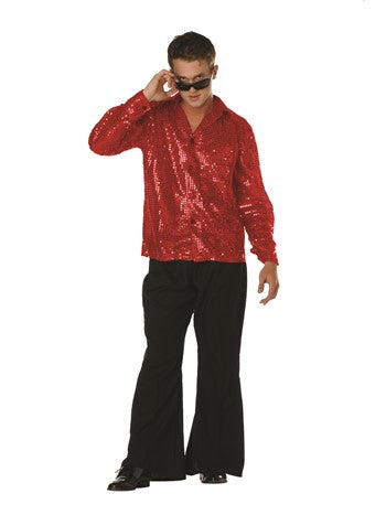 Adult Disco Inferno Red | Costume-Shop.com - Black - image 4