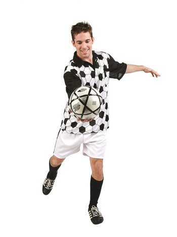 Men's Soccer Player Costume:XL