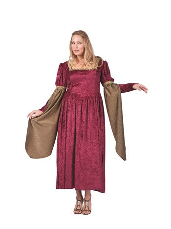 Adult Renaissance Queen Burgundy | Costume-Shop.com - 86387-BG - image 5