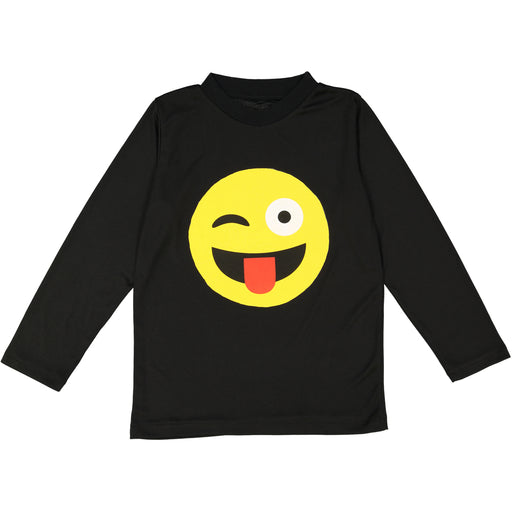 Face with Tongue Emoji T-Shirt for Kids - Small (4-6) - image 1