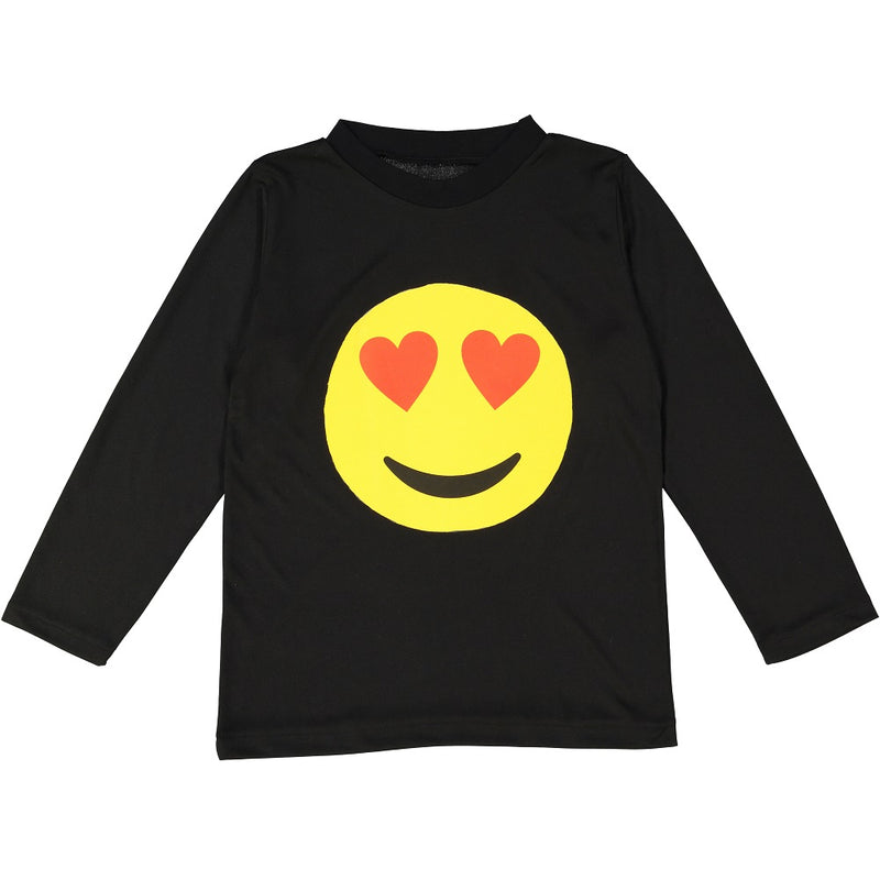 Smiling Heart Emoji T-Shirt for Kids - Small (4-6) - image 1