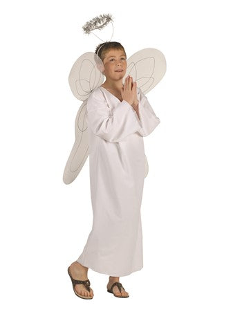 Angel Robe & Halo: Boy White | Costume-Shop.com - Large - image 1