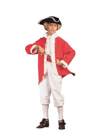 Child's Colonial Blue Captain Costume | Costume-Shop.com