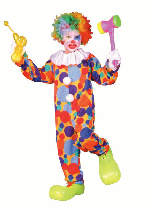 90202 Polka Dots Clown Costume Child
