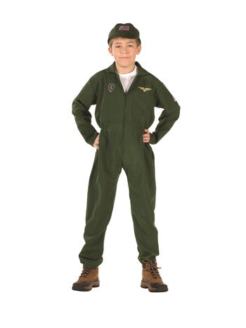 Child Top Gun Jumpsuit | Costume-Shop.com - Large - image 3