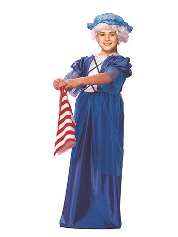Colonial Girl Blue Dress | Costume-Shop.com - Large - image 1