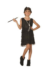 Kid's Roaring 20's Flapper Costume | Costume-Shop.com - 91149-BK-L - image 2
