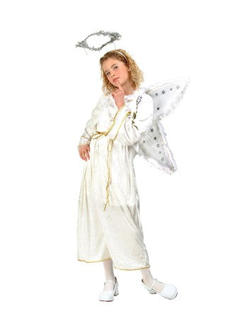 Child Glamour Angel Costume with Halo | Costume-Shop.com - Large - image 1